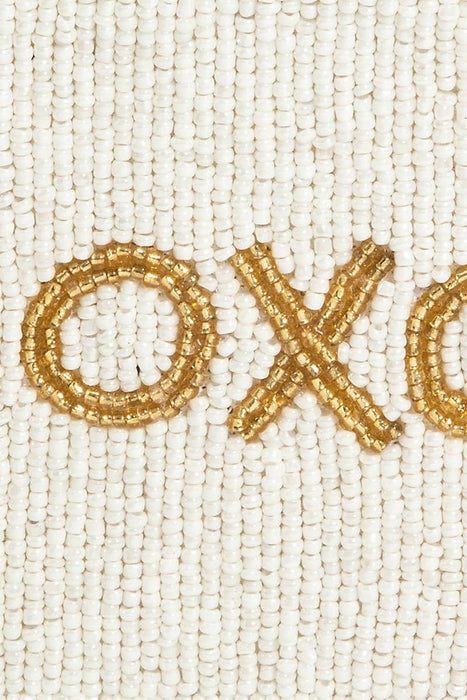Xoxo Heart Beaded Coin Purse