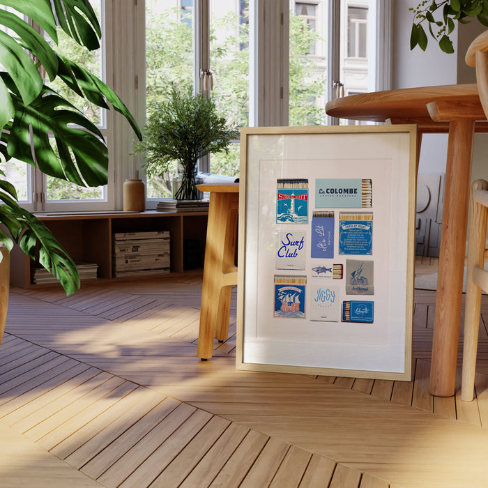 Coastal Matches 3 Art Print