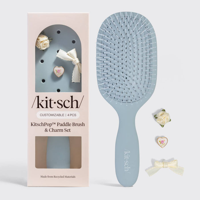 Kitsch Paddle Brush - Haze Blue