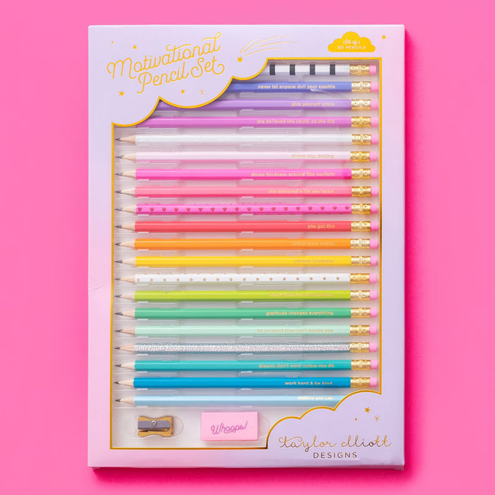 Motivational Pencil Set